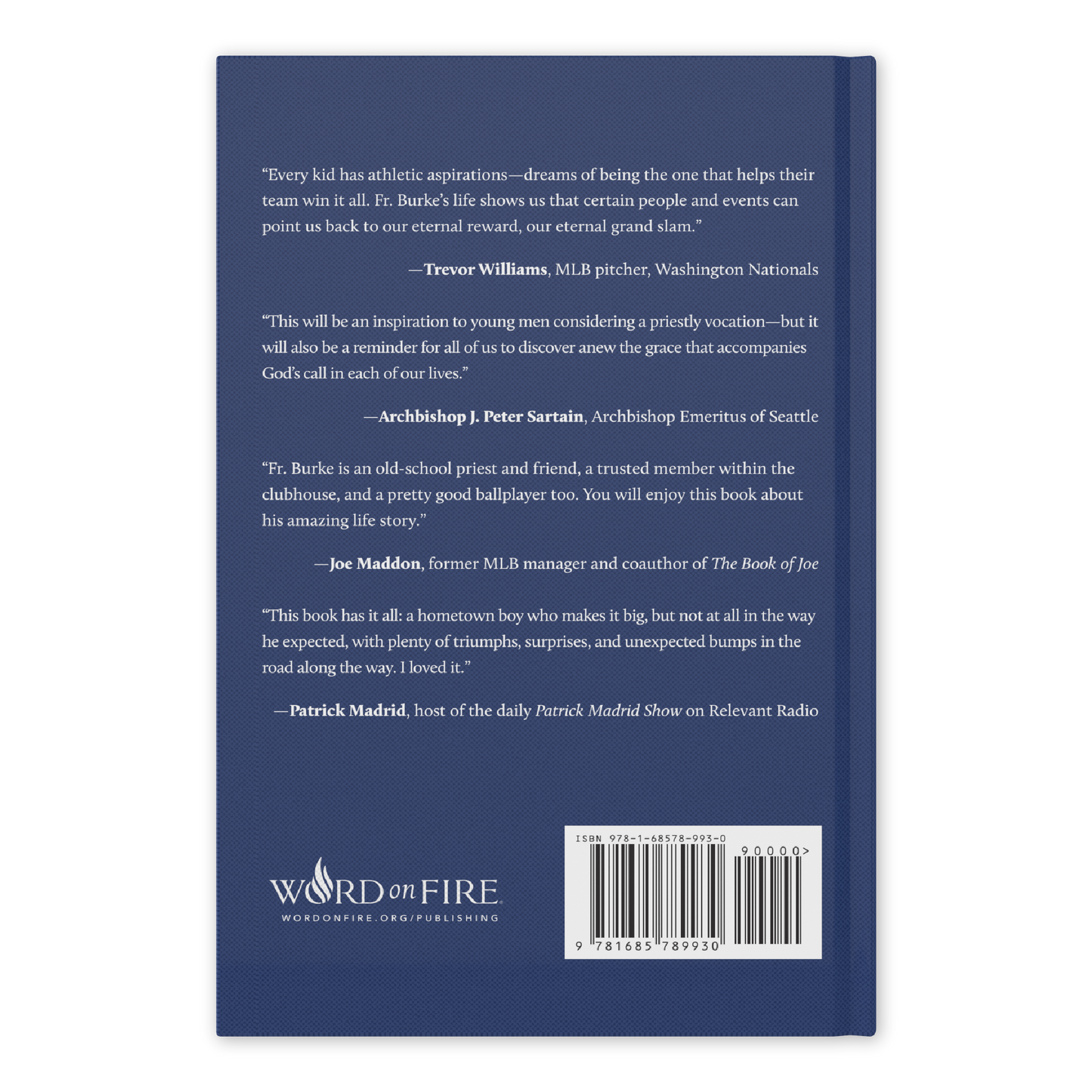 A Grand Slam for God Back Cover