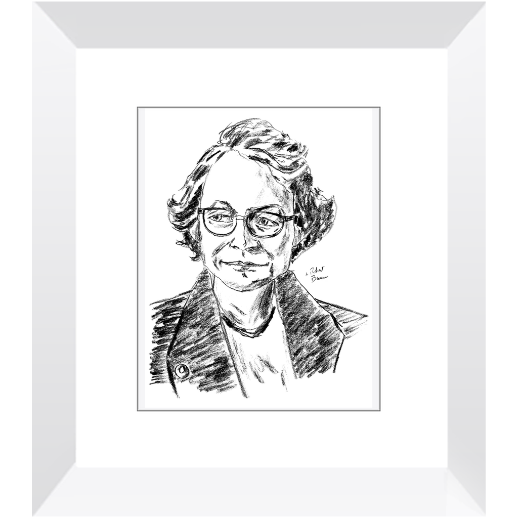 Flannery O'Connor - Framed Print