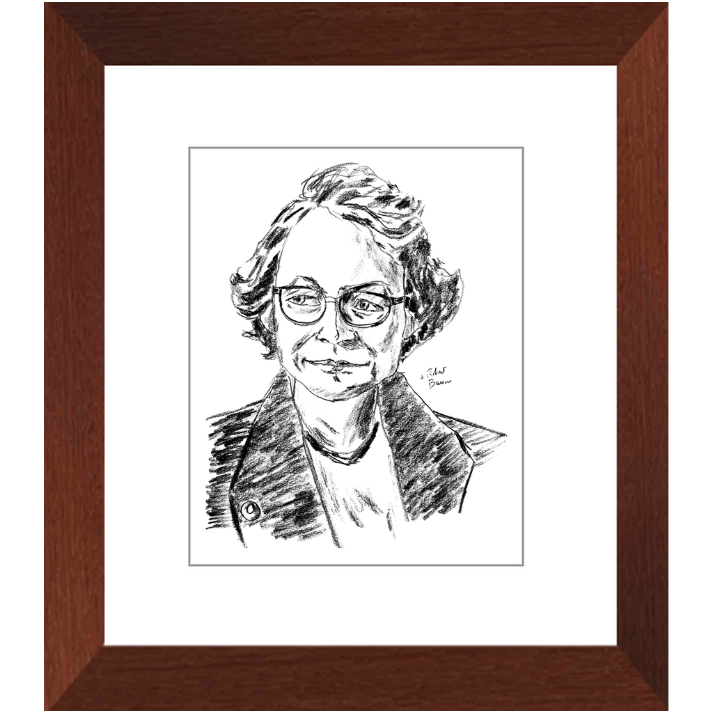 Flannery O'Connor - Framed Print