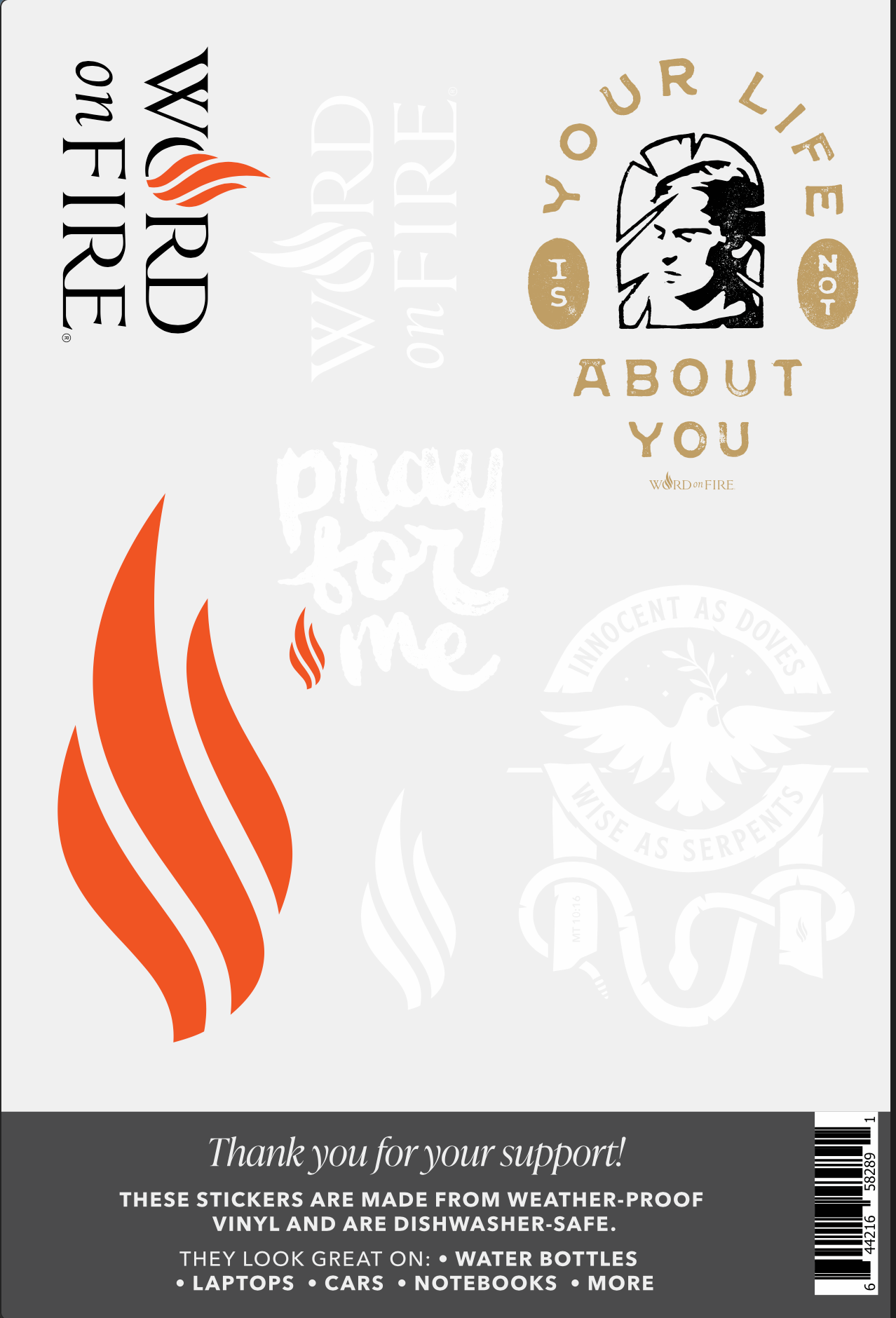WOF Sticker Sheet
