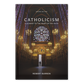Book cover of Catholicism: A Journey to the Heart of the Faith (Second Edition) by Robert Barron, featuring a grand cathedral interior with stained glass windows, suitable for spiritual growth and theology book readers, hardcover 9781685782665