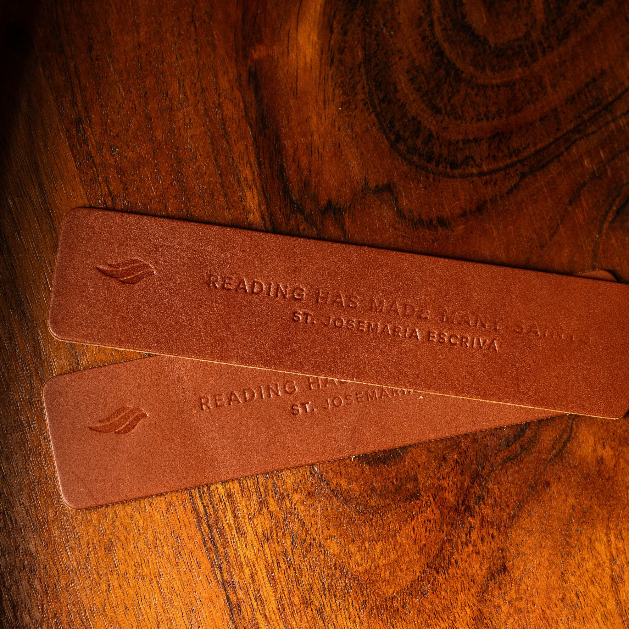 Word on Fire Leather Bookmark