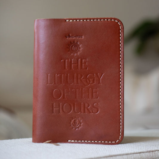 Leather Cover for the Liturgy of the Hours Booklets
