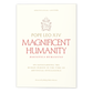 Front cover of Magnifica Humanitas (Magnificent Humanity) by Pope Leo XIV with a foreword by Bishop Robert Barron, published by Word on Fire