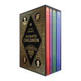 A boxed set of four hardcover volumes titled Socrates' Children Special Edition Box Set by Peter Kreeft, a guide to major philosophers throughout history, a beginner's guide to philosophers, four volume box set, 9781685780098